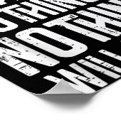 Workout If You Change Nothing Gym Insrational Wome ポスター (角)