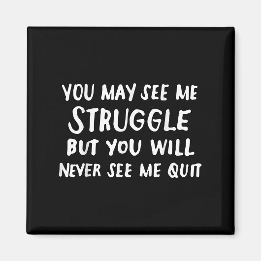 Workout Insration Motivational Saying Men Women  マグネット (正面)