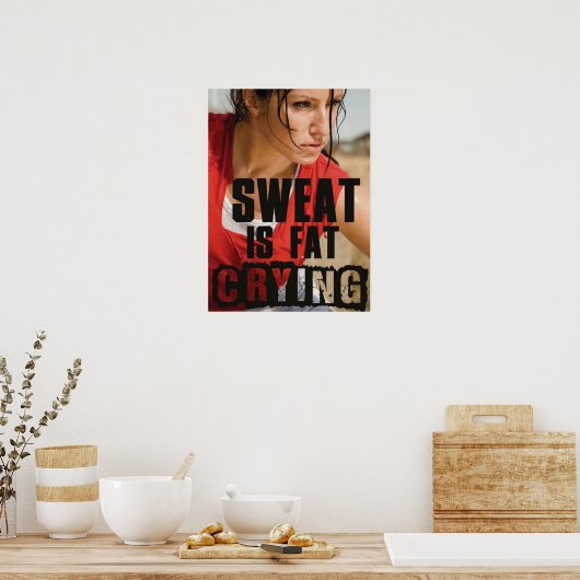 Workout Motivational ポスター (キッチン)