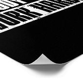 Workout Nobody Cares Work Harder Gym Motivation Me ポスター (角)