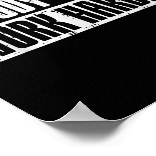 Workout Nobody Cares Work Harder Gym Motivation Me ポスター (角)