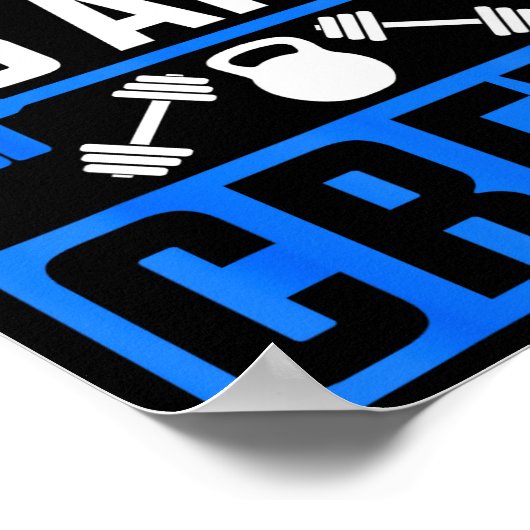 Workout Squad 5am Crew Funny Gym Quote  ポスター (角)