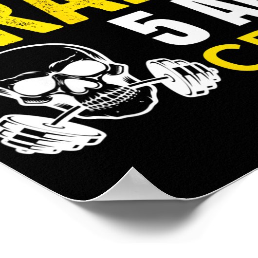 Workout Squad 5am Crew Funny Gym Workout Quote  ポスター (角)