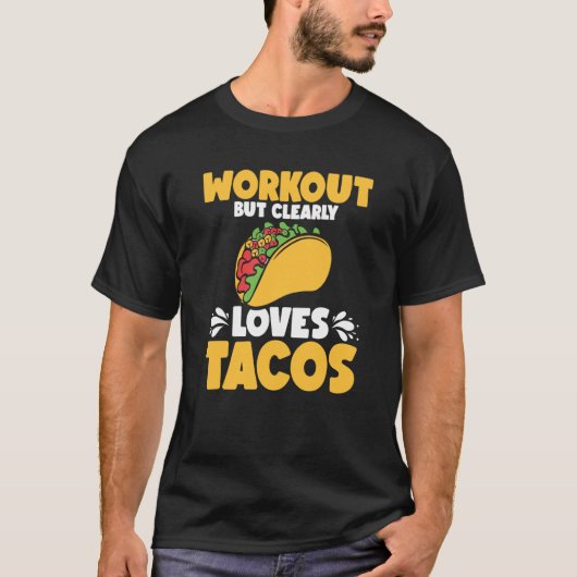 Workout Tacos Cinco De Mayo Fitness Tシャツ (正面)