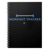 Workout Tracker – Fitness Journal Design ノートブック (正面)