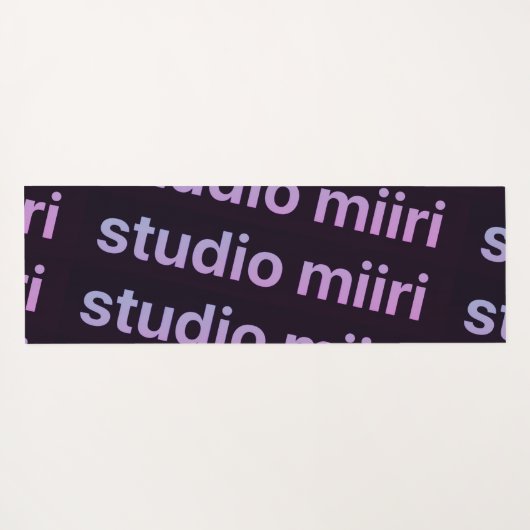 WORKOUT / YOGA MAT studio miiri ヨガマット (裏面(横))