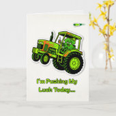 Workplace Humor Hangover Funny St. Patricks カード (黄色い花)