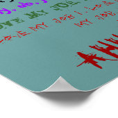 Workplace Mantra or "I Love My Job" ポスター (角)