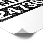 Workplace Worker Prisoner Inmate Halloween Costume ポスター (角)