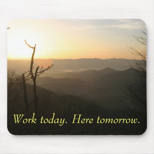 Workscapes、銅のリッジ マウスパッド (正面)