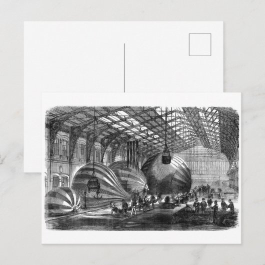 Workshop for the Manufacture of Mail Balloons ポストカード (正面/裏面)