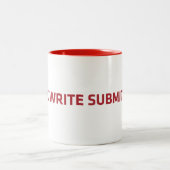 WorkWriteSubmitWait ツートーンマグカップ (中央)