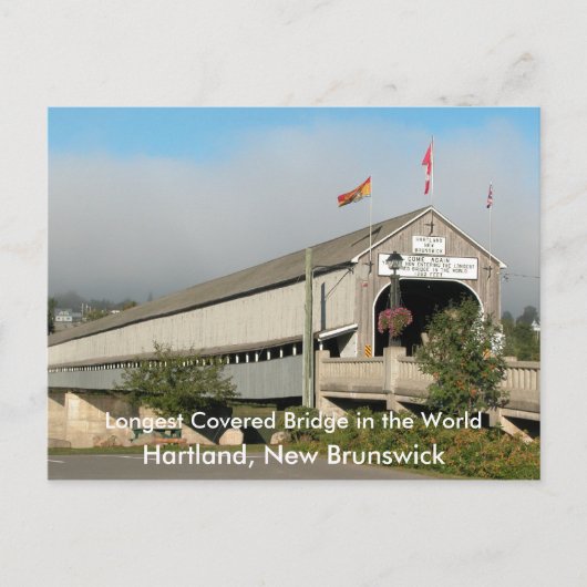 Worlの最も長い屋根付橋… ポストカード (正面)