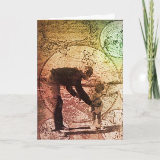 Worldはあなたのカキのグリーティングカードです カード (正面)