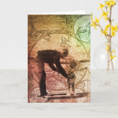 Worldはあなたのカキのグリーティングカードです カード (黄色い花)