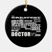 World博士Greatestクールでモダンなおもしろいの博士 セラミックオーナメント (正面)
