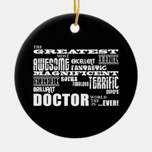 World博士Greatestクールでモダンなおもしろいの博士 セラミックオーナメント (正面)