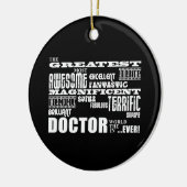 World博士Greatestクールでモダンなおもしろいの博士 セラミックオーナメント (左)