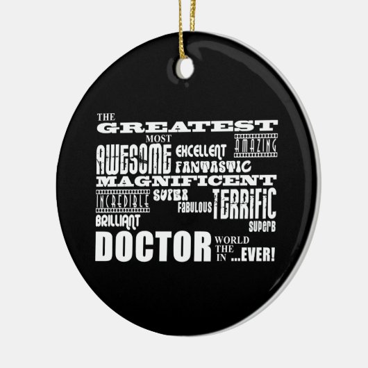 World博士Greatestクールでモダンなおもしろいの博士 セラミックオーナメント (左)