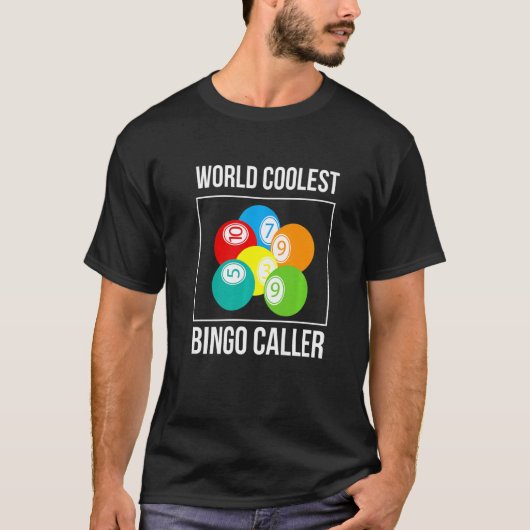 World クール Bingo Caller Bingo Player Tシャツ (正面)