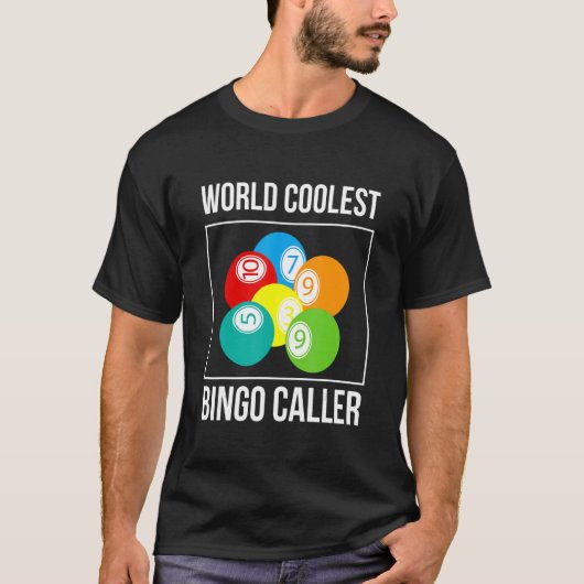World クール Bingo Caller Bingo Player Tシャツ (正面)