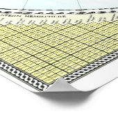 " World: 1943 - Detaillierte Weltkarte ... ポスター (角)