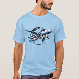 World Adventure Airplane Travel T-Shirt Tシャツ