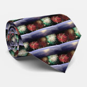 World and Fireworks ネクタイ (ロール)