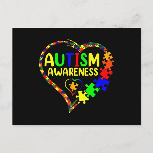 World Autism Awareness 2 April 2022 Shirt Autism C ポストカード (正面)