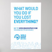 World Backup Dayポスター ポスター (正面)