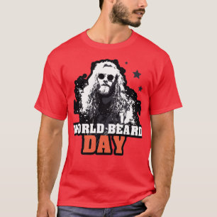 World Beard Dayステッカーとt 3 Tシャツ