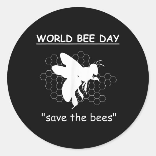World Bee日救- The Bees – 環境 ラウンドシール (正面)