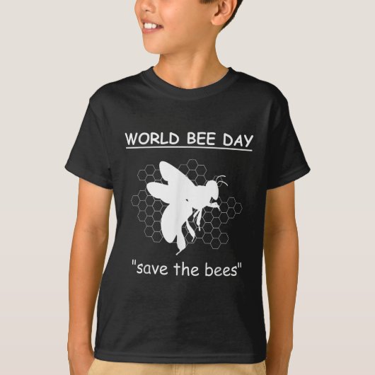 World Bee日救- The Bees – 環境 Tシャツ (正面)