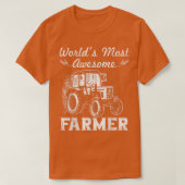 World best farmer  tシャツ (デザイン正面)