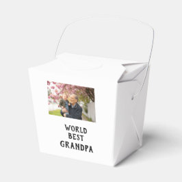 World best Grandpa photo name father's day grandpa フェイバーボックス