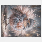 World Bird  フリースブランケット (正面(横))