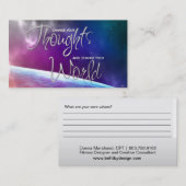 World Business Cardの変更 名刺 (正面/裏面)