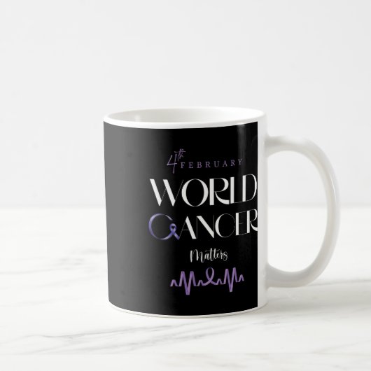 World Cancer Day February Support 2022 コーヒーマグカップ (右)