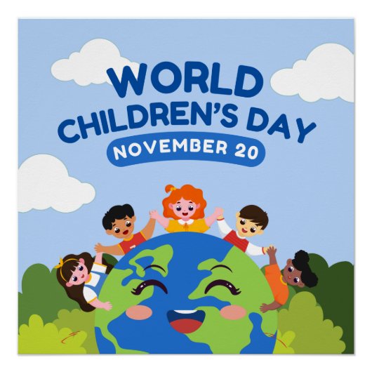 World Children’s Day | November 20 ポスター (正面)
