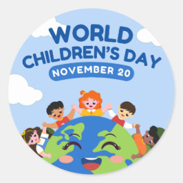 World Children’s Day | November 20 ラウンドシール