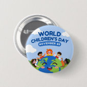World Children’s Day | November 20 缶バッジ (正面&裏面)