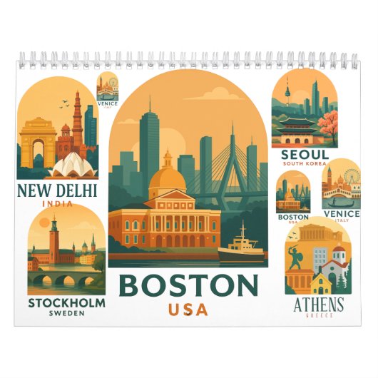 World Cities 2022 Travel Calendar  カレンダー (カバー)