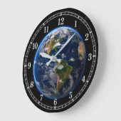 World Clock - 2026 Version (New Design) ラージ壁時計 (傾斜)