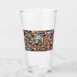 World Cup 2026 Nations Flag Soccer Ball Glass Mug タンブラーグラス