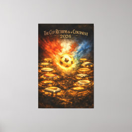 World Cup 2026 Stadium Night Soccer キャンバスプリント