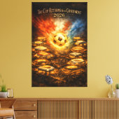 World Cup 2026 Stadium Night Soccer キャンバスプリント (インサイチュ (リビング))