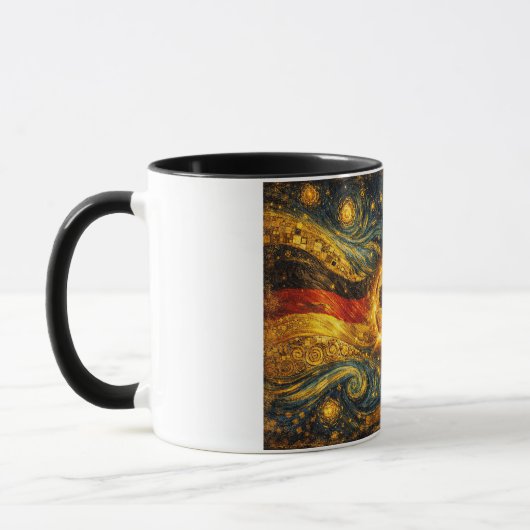 World Cup 2026 Starry Night Soccer Mug マグカップ (左)