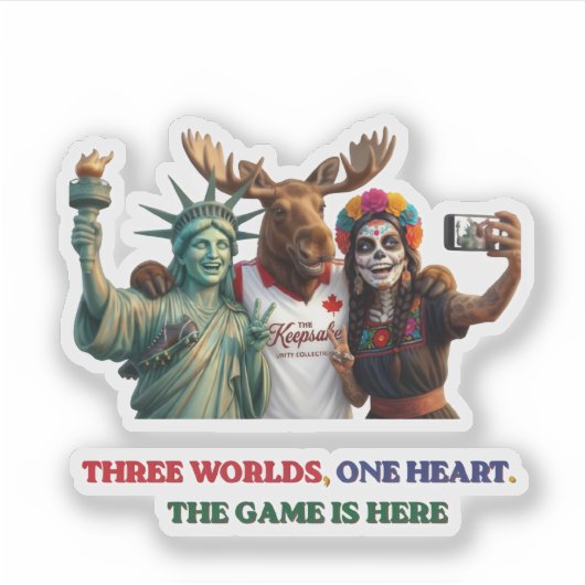 World Cup 2026 Unity Sticker シール (正面)