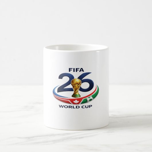  World Cup Canada Soccer Trophy Graphic Tee コーヒーマグカップ (中央)