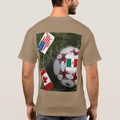 WORLD CUP FOOTBALL 2026 Tシャツ (裏面)